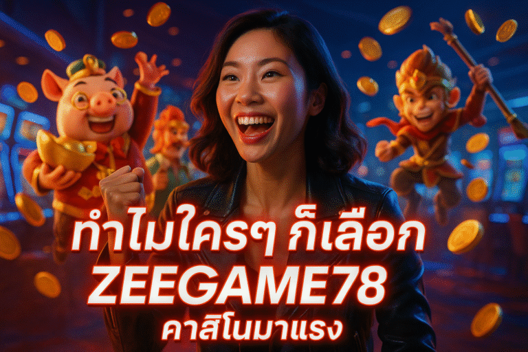 ทำไมใครๆ ก็เลือก ZEEGAME78 คาสิโนมาแรง