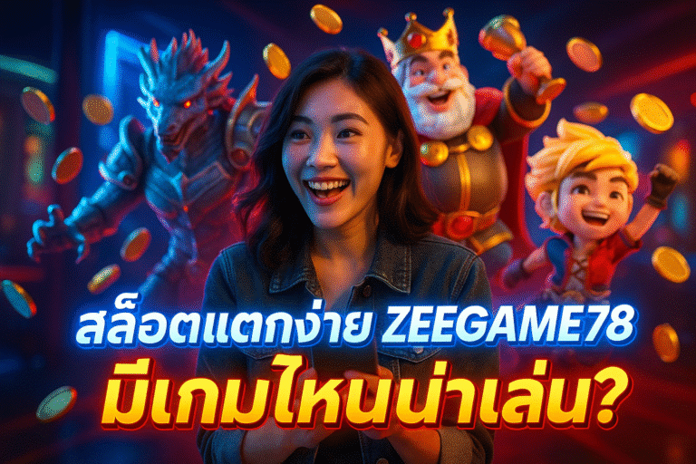 สล็อตแตกง่าย ZEEGAME78 มีเกมไหนน่าเล่น?
