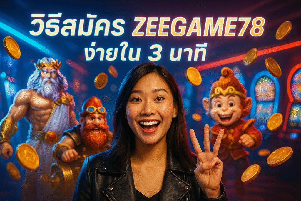 วิธีสมัคร ZEEGAME78 ง่ายใน 3 นาที