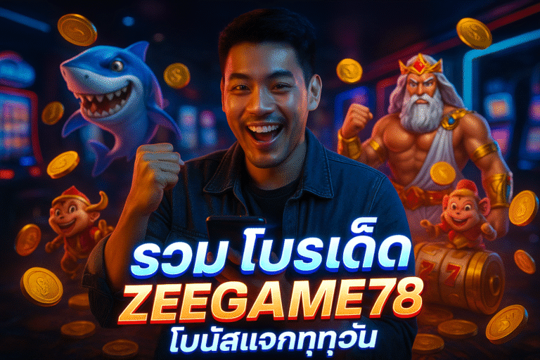รวมโปรเด็ด ZEEGAME78 โบนัสแจกทุกวัน
