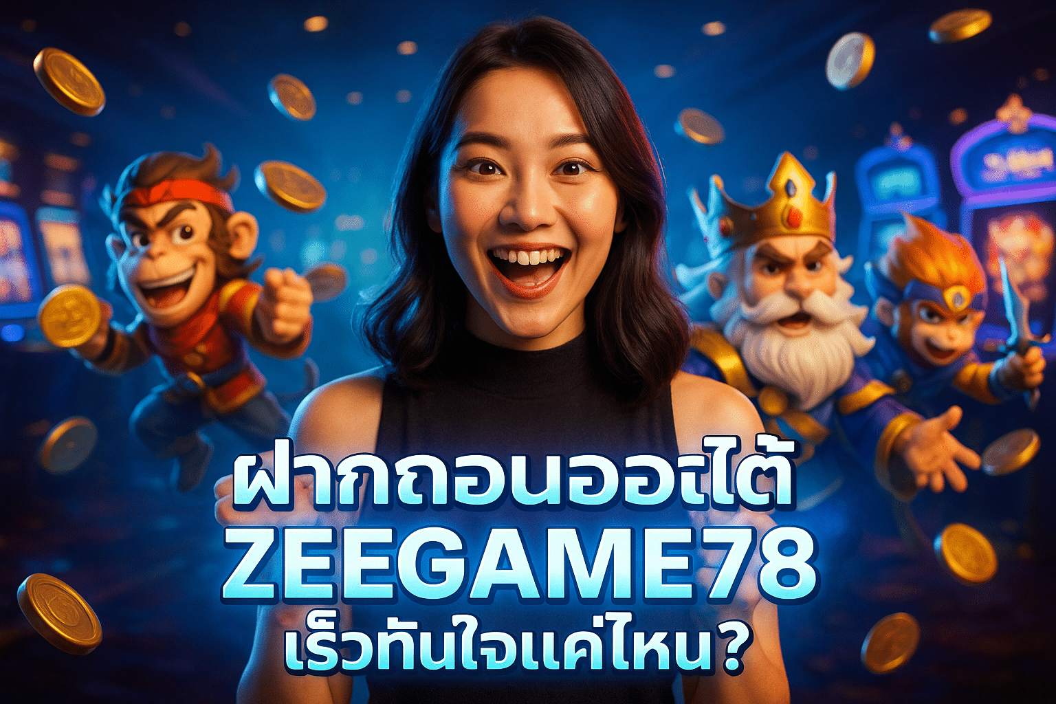 ฝากถอนออโต้ ZEEGAME78 เร็วทันใจแค่ไหน?