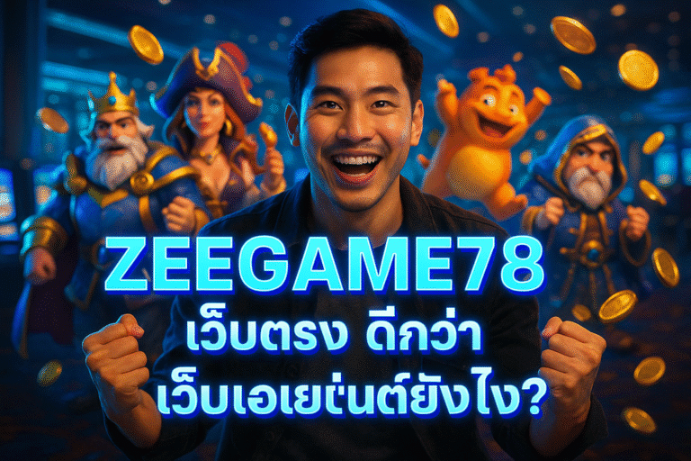 ZEEGAME78 เว็บตรง ดีกว่าเว็บเอเย่นต์ยังไง?