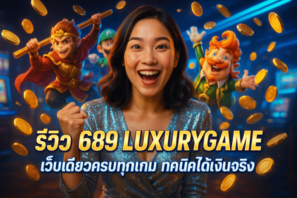 รีวิว 689 LUXURYGAME เว็บเดียวครบทุกเกม เทคนิคได้เงินจริง