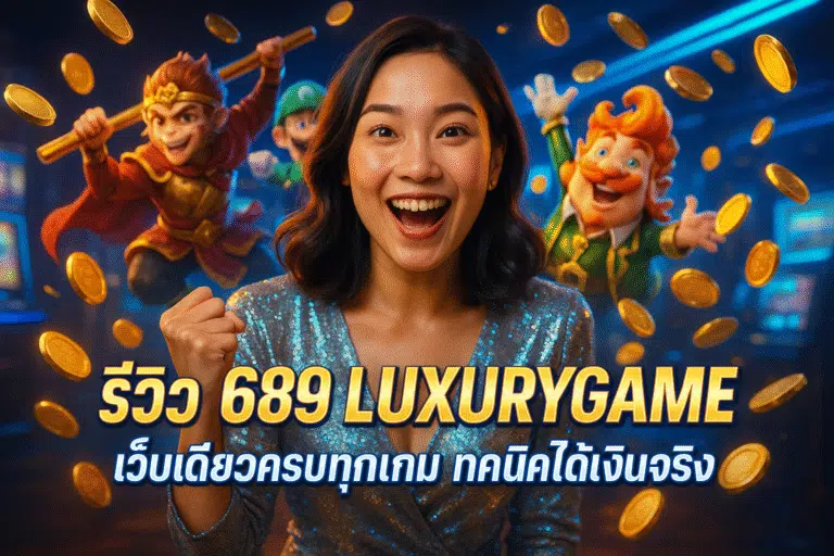 รีวิว 689 LUXURYGAME เว็บเดียวครบทุกเกม เทคนิคได้เงินจริง